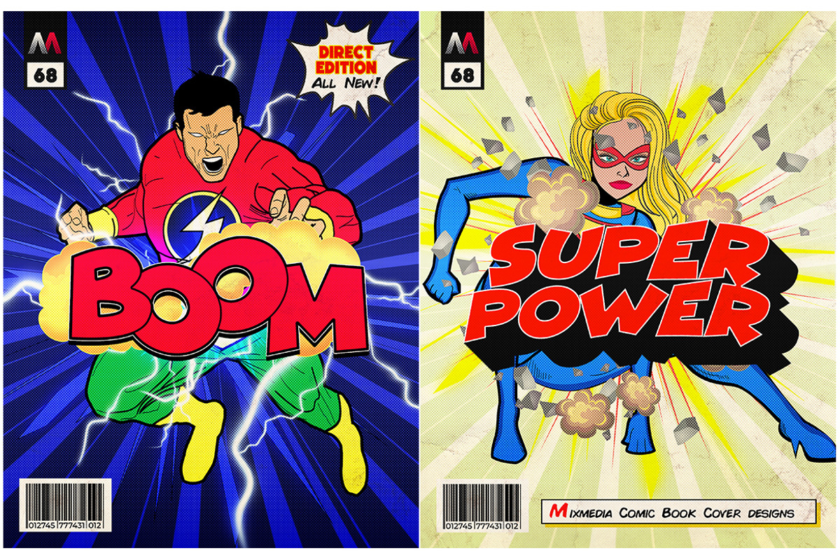 Super Comic Covers, a Graphic by mixmedia87 (Photo 3 of 4)