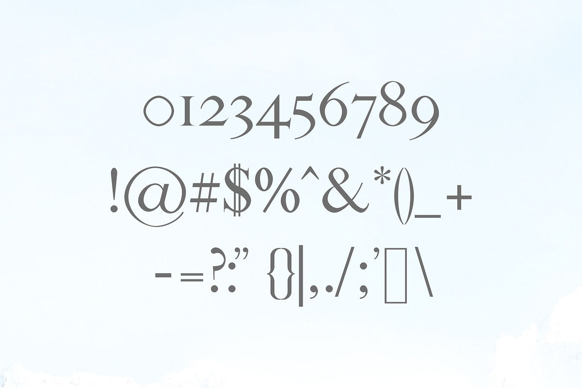 Sandover Serif Font Family preview 3