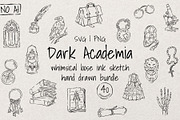 Dark Academia Sketch Bundle, an Object Illustration by Artalia (Thumbnail 1 of 5)