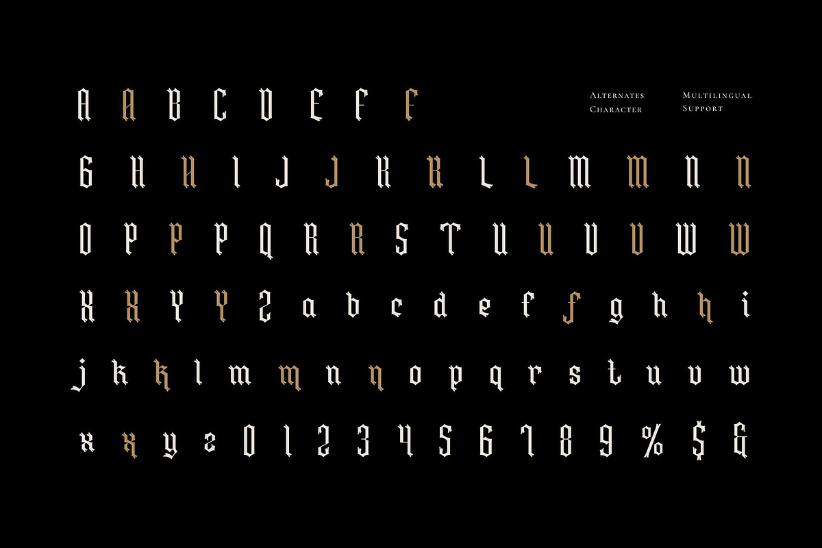 Holidak - Blackletter Display Font, a Font by Fype Co. (Photo 6 of 6)
