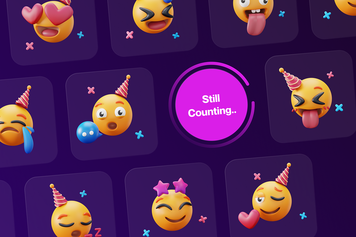 Emoty - 3D Party Emoji, a Characters & Person 3D Model by Illustraly Design (Photo 8 of 8)
