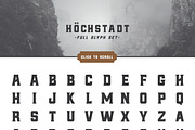 Höchstadt, a Font by Hustle Supply Co. (Thumbnail 3 of 5)