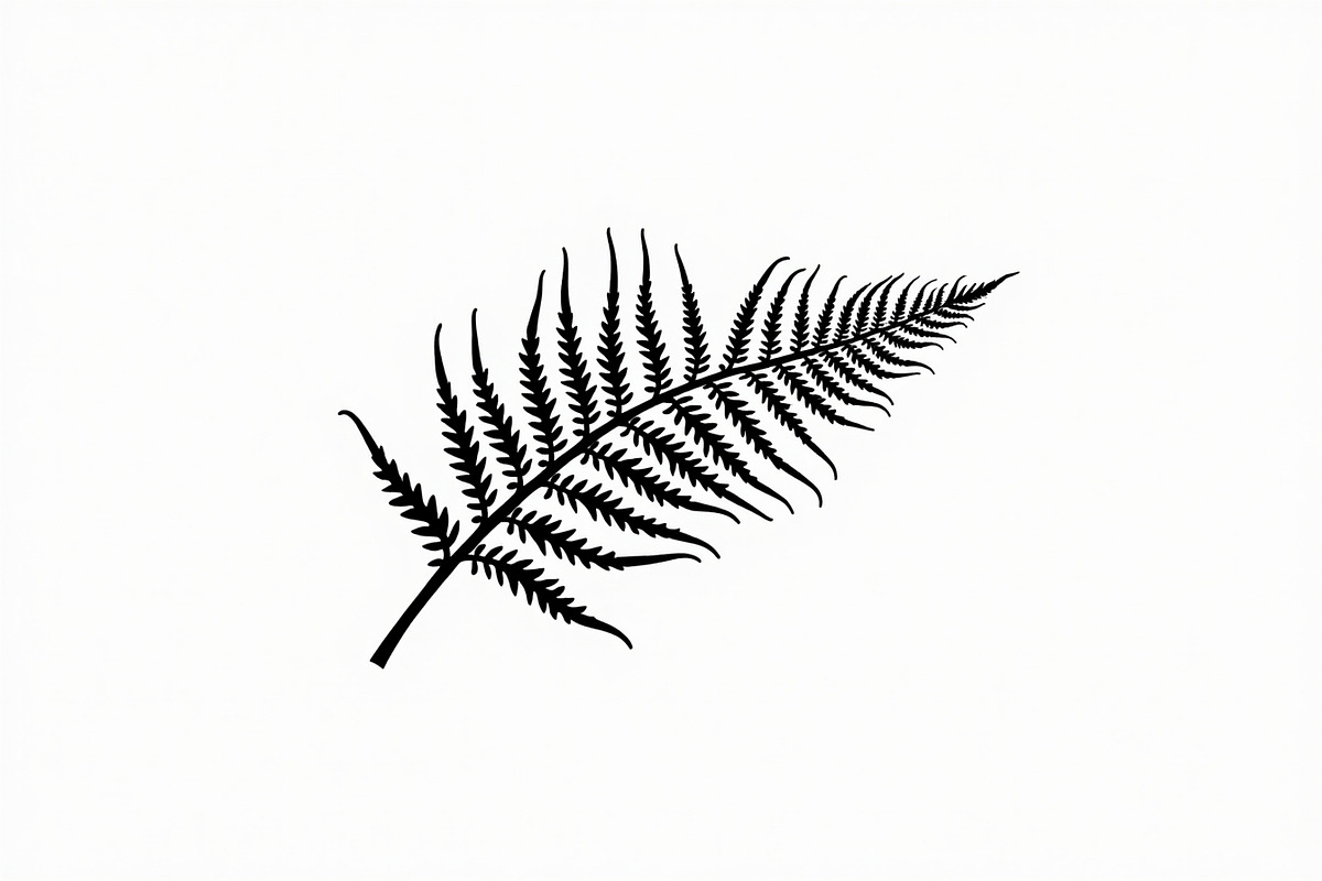 8 Fern Leaf Silhouette Bundle, an Illustration by BIPLOB EXPERT (Photo 4 of 9)