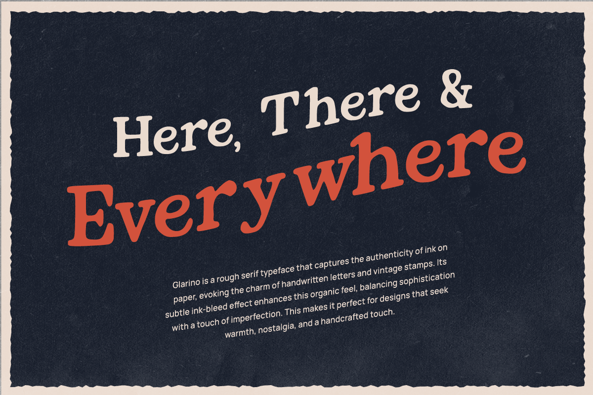 Glarino - Vintage Serif Font, a Serif Font by Pandeka Studio (Photo 3 of 9)