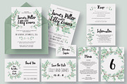 Eucalyptus Wedding Invitation Suite, an Invitation Template by Knotted Design (Thumbnail 1 of 4)