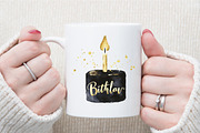 Luxury Black Kids Birthday Clipart, an Illustration by Sublimation Artist (Thumbnail 5 of 6)