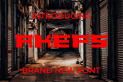 AKEPS Font, a Sans Serif Font by MaikoHatta (Thumbnail 1 of 3)