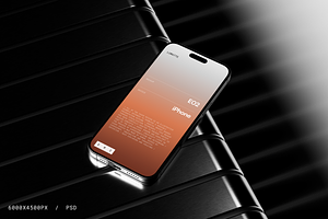 iPhone Mockup E02, an iPhone Mockup by Lumatte