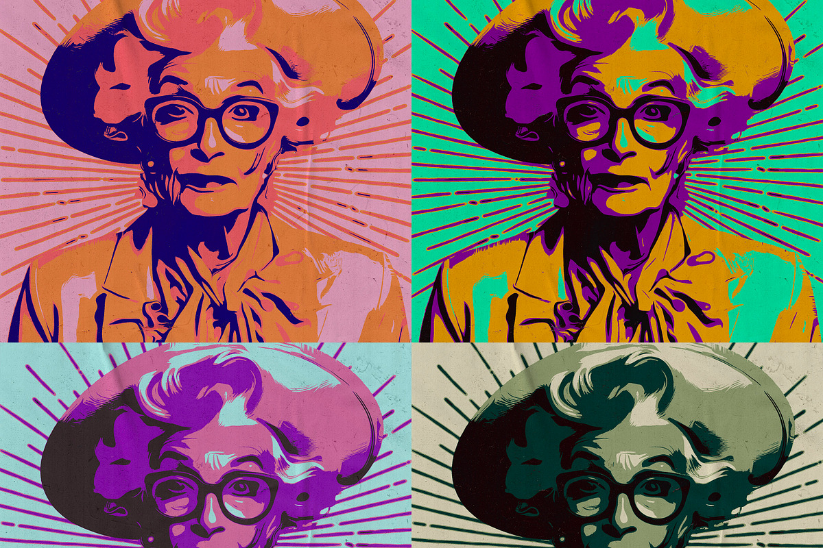 Grunge Cartoon Effect Photoshop, a Layer Style Add-On by LESZ Design (Photo 7 of 10)