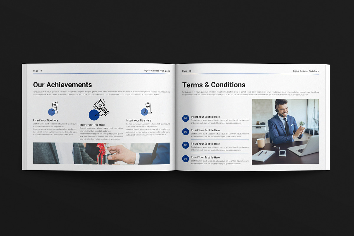 Digital Pitch Deck Landscape, a Brochure Template by E-Type (Photo 6 of 7)