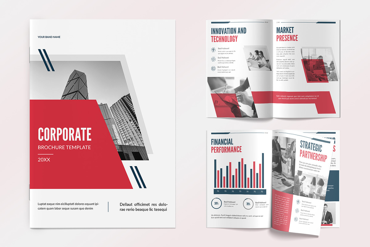 Corporate Brochure Template, a Brochure Template by graphypix (Photo 1 of 8)