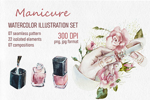 Watercolor Manicure