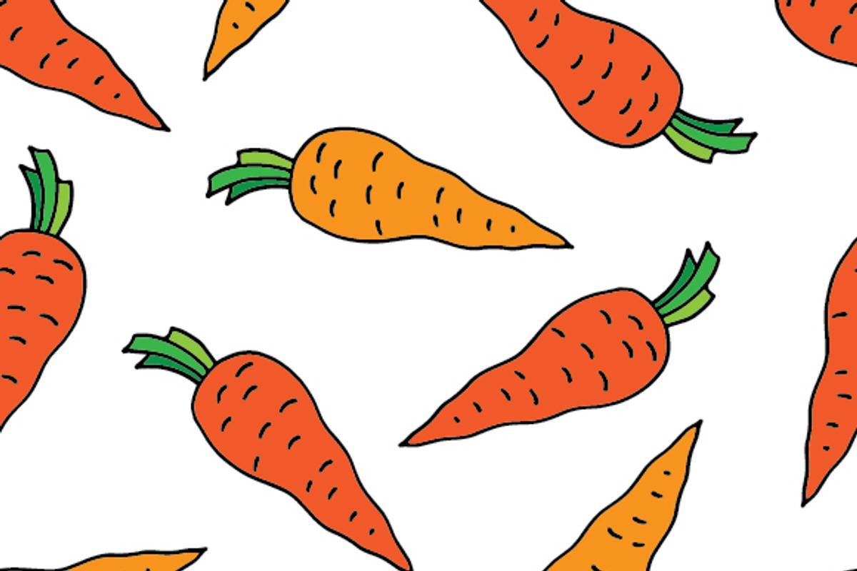 Seamless backgrounds with vegetables, a Pattern Graphic by Shop seamless patterns (Photo 3 of 7)