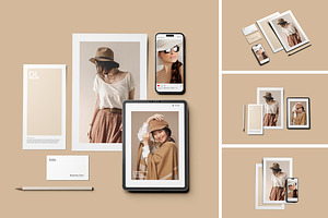 Stationery Scene creator Mockup