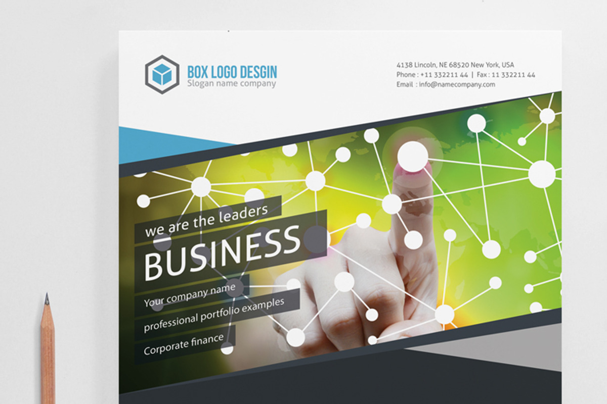 Corporate Flyer, a Flyer Template by resumetemplathttps://d3es (Photo 3 of 4)