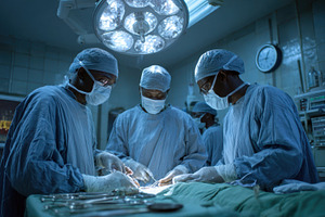 Surgeons performing surgery in opera, a Photo by Pixeness Studio
