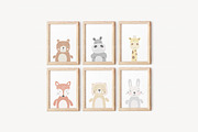 Set of 6 Frame Mockup Gallery Wall, a Print Template by BirdieFrames (Thumbnail 3 of 4)