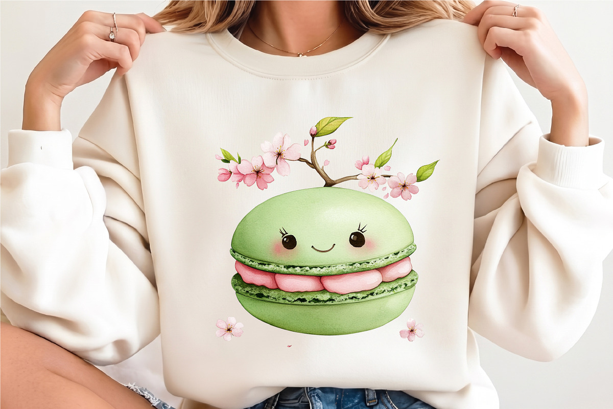Cute Kawaii Chibi Matcha Clipart, a Seasonal Illustration by designcity5 (Photo 5 of 5)