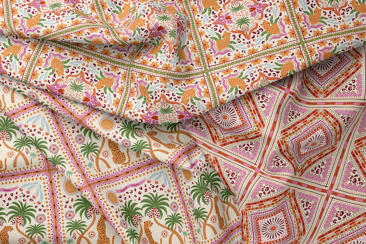 Tropical tile patterns, a Pattern Graphic by Tani Kuzminka (Photo 27 of 27)
