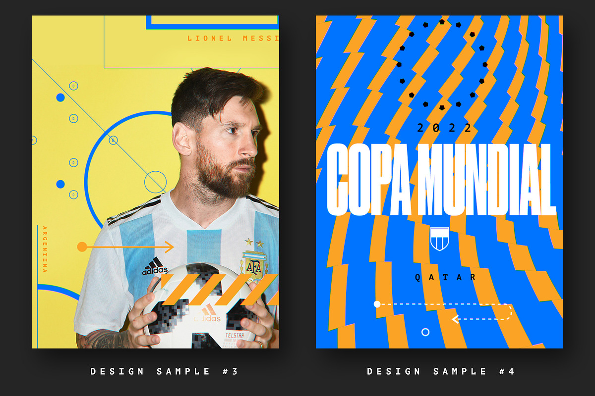 BLITZ F.C. - FUTBOL VECTOR PACK, a Pattern Graphic by GOAT Design Co. (Photo 3 of 8)