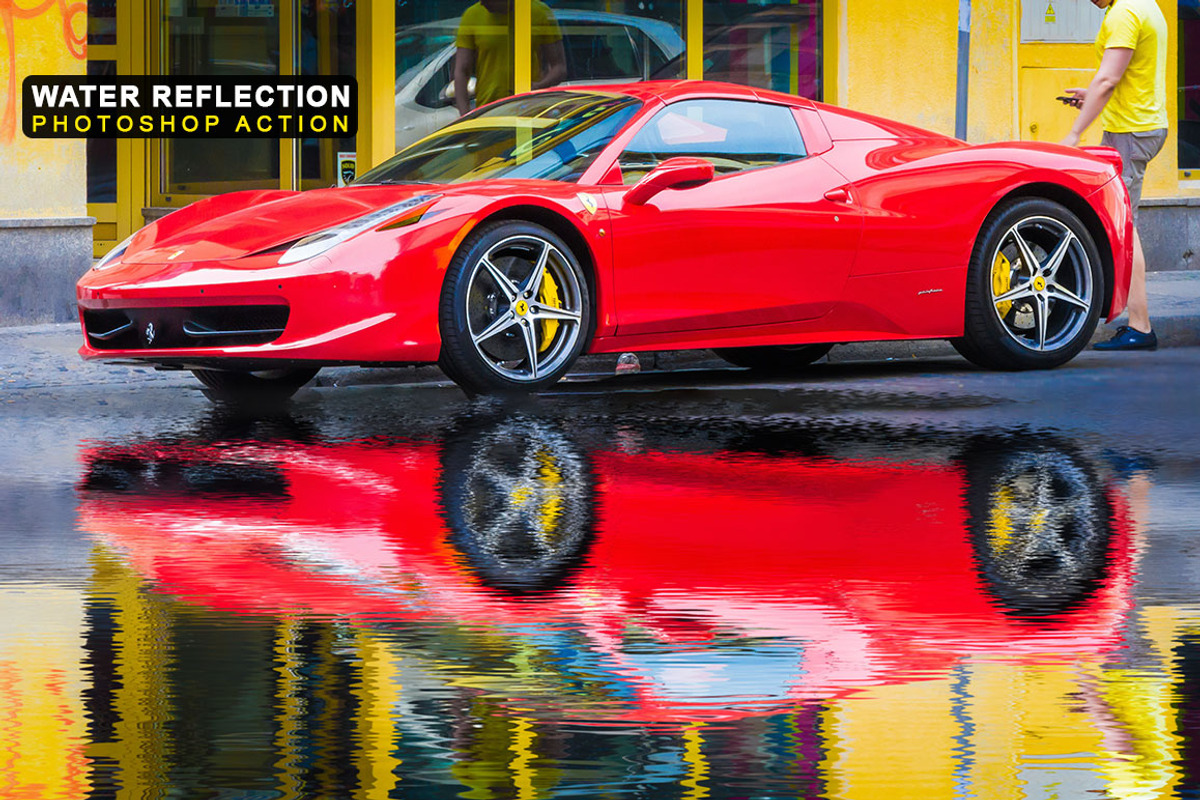 Water Reflection Photoshop Action preview 6