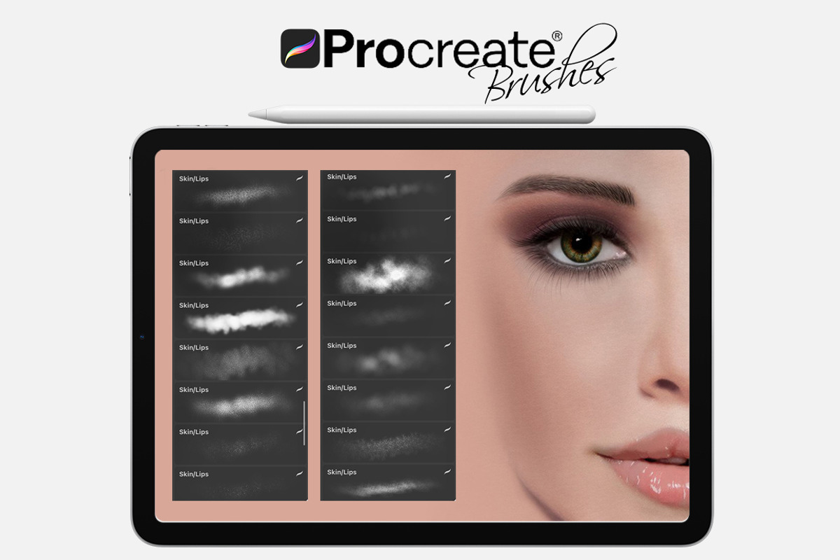 Portrait Brushes for Procreate, a Brush Add-On by FaeryDesign (Photo 7 of 7)