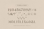 Lumine Vellas - Modern Serif, a Serif Font by LoneArmy (Thumbnail 12 of 12)