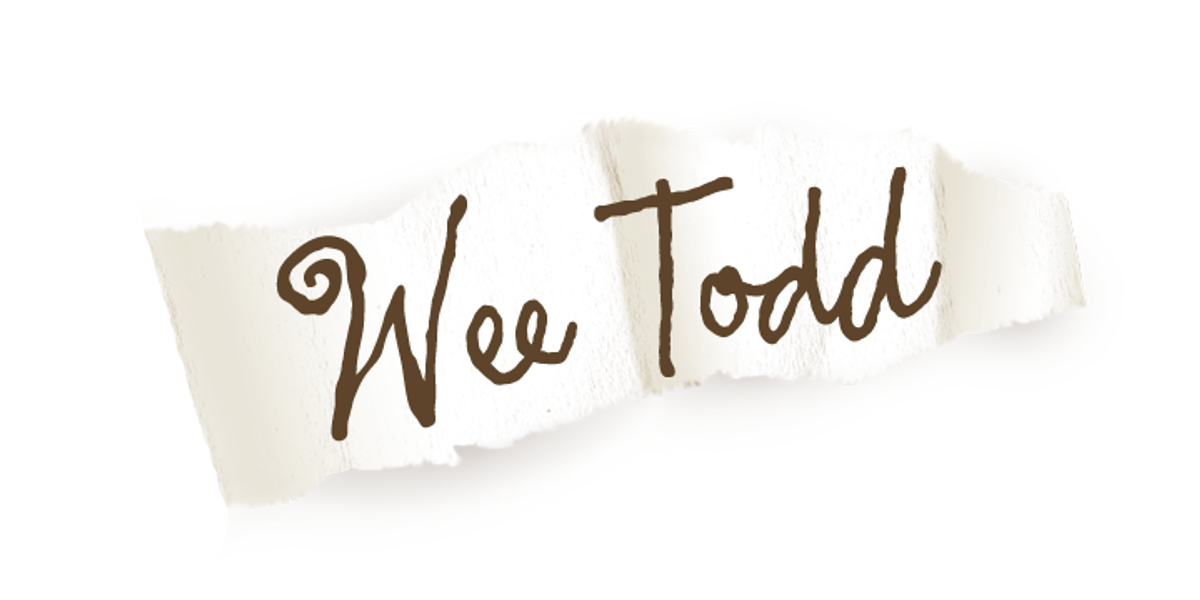 Wee Todd, a Script Font by Typadelic