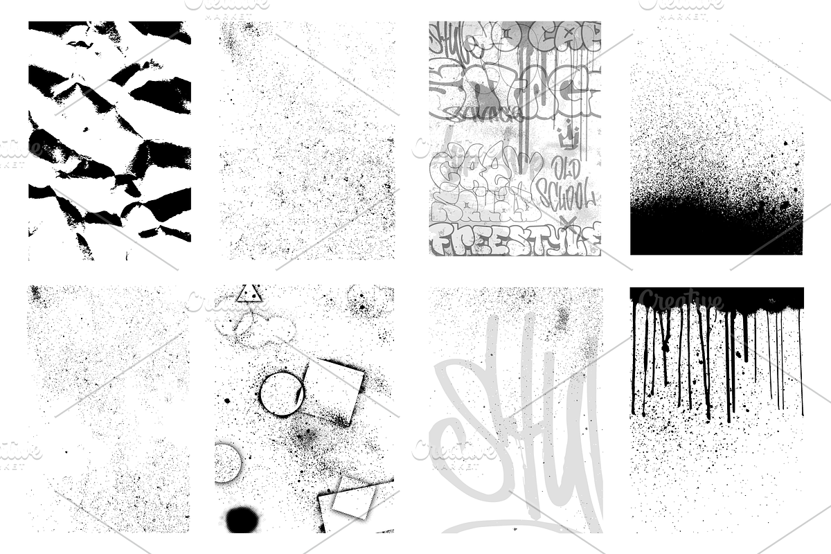 GRUNGE TEXTURE PACK — RAW & DISTRESS, a Texture Graphic by SergeyBitos (Photo 7 of 8)
