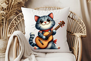 Funny Cat Clipart Bundle, a Decorative Illustration by Pixels.Craft (Thumbnail 6 of 7)