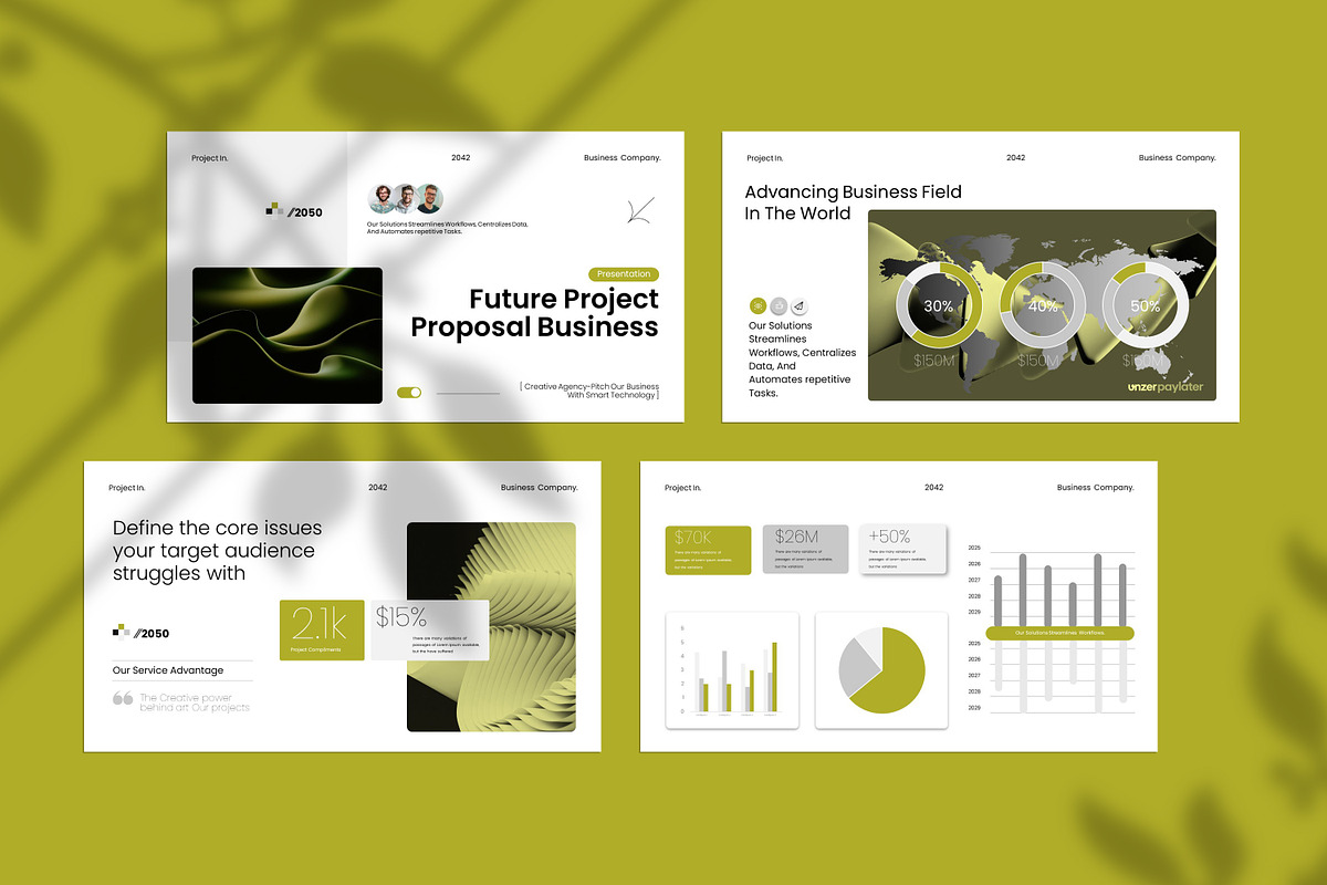 Future Project Proposal Business, a Presentation Template by Soraclod (Photo 4 of 9)