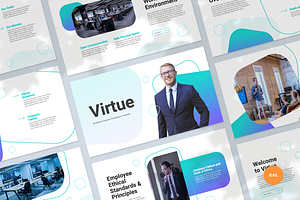 Workplace Etiquette Google Slides, a Presentation Template by Flat Icons