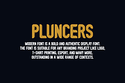 Pluncers Font, a Sans Serif Font by albert_kalingga (Thumbnail 5 of 6)