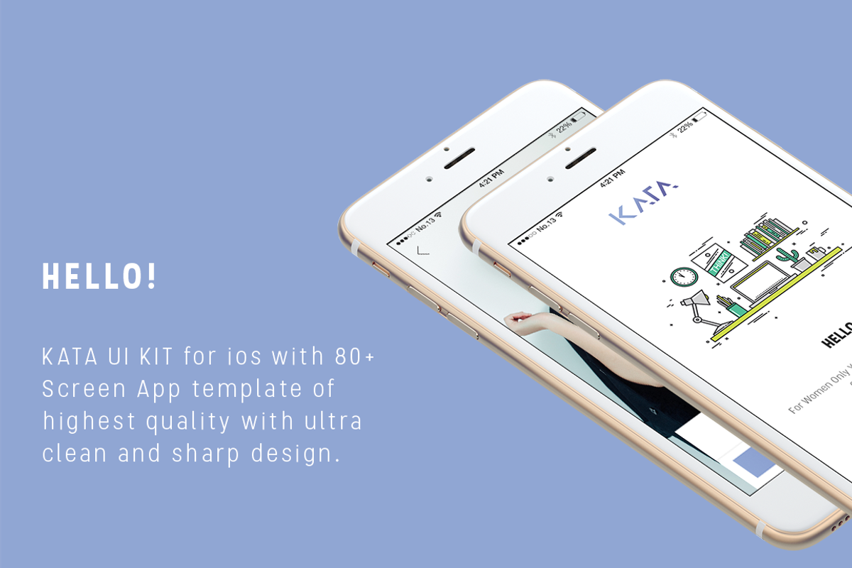 Kata Mobile UI KIT, an UI Kit Template by No.13 (Photo 2 of 4)