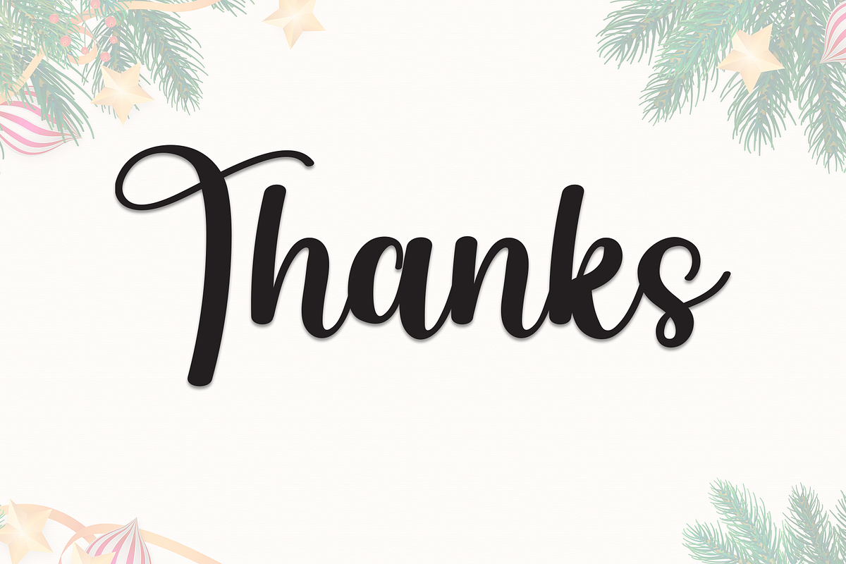 Christmas | Script Font, a Handwritten Font by Scratchones (Photo 8 of 8)