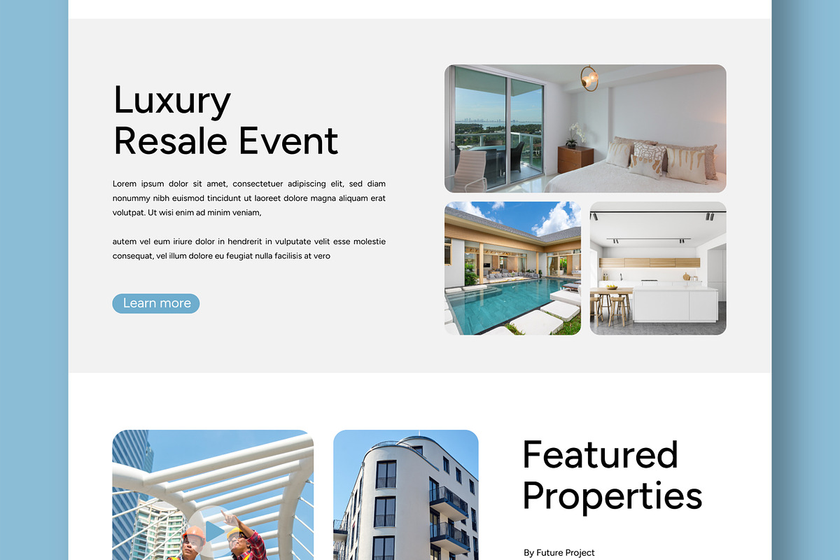 Real Estate Landing Page, a Landing Page Template by CreativeShaper (Photo 4 of 6)