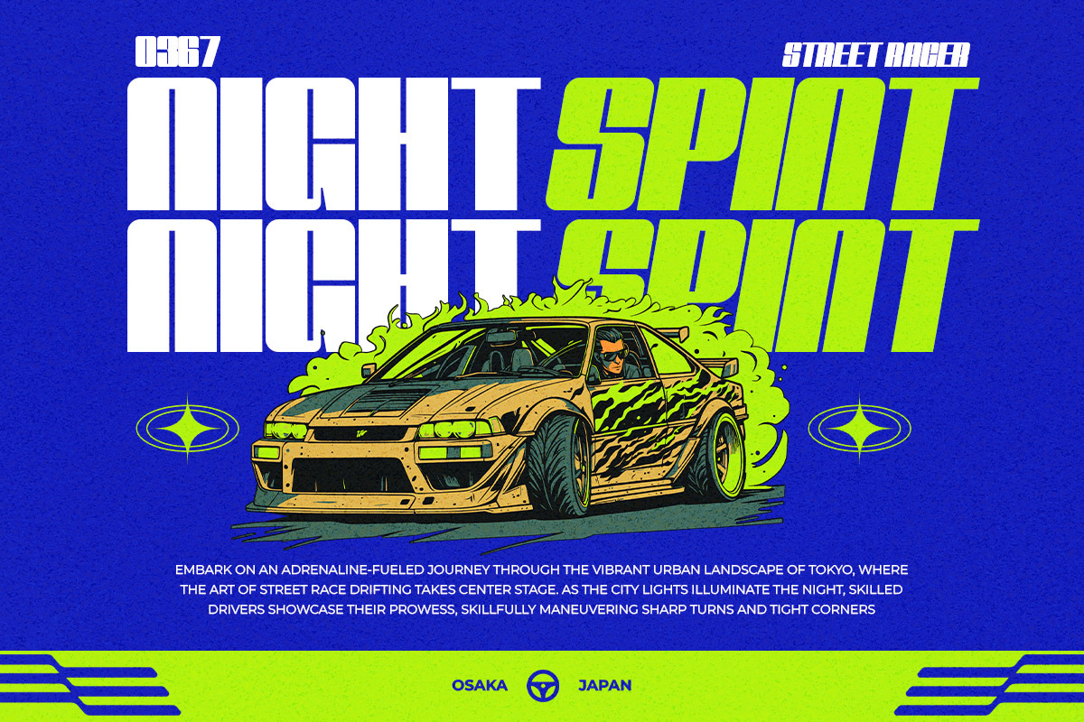 Gordi - Sport Display Font, a Sans Serif Font by Afkari Studio (Photo 4 of 10)