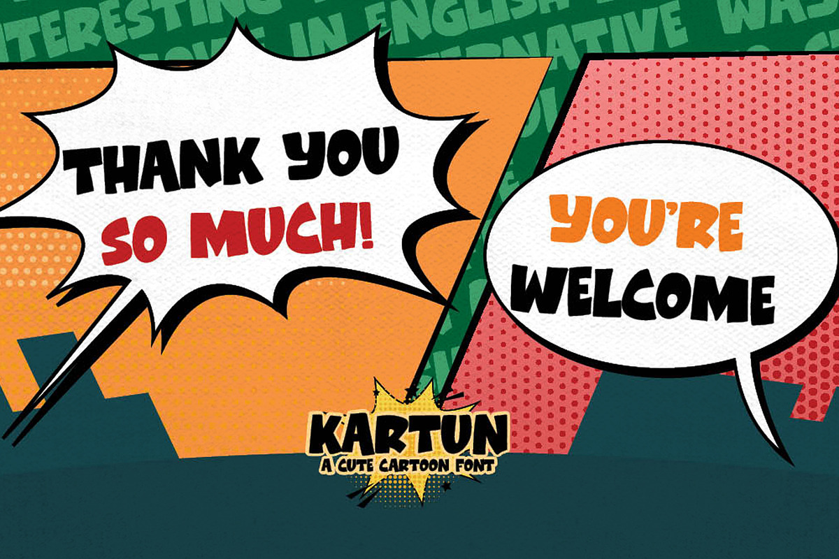 Kartun - A Cute Cartoon Font, a Sans Serif Font by Gassstype (Photo 8 of 8)