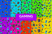 Gaming Seamless Patterns, a Pattern Graphic by 3Y_Design (Thumbnail 1 of 6)