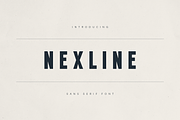 Nexline – Bold Sans Serif Font, a Sans Serif Font by Only Fonts (Thumbnail 1 of 11)