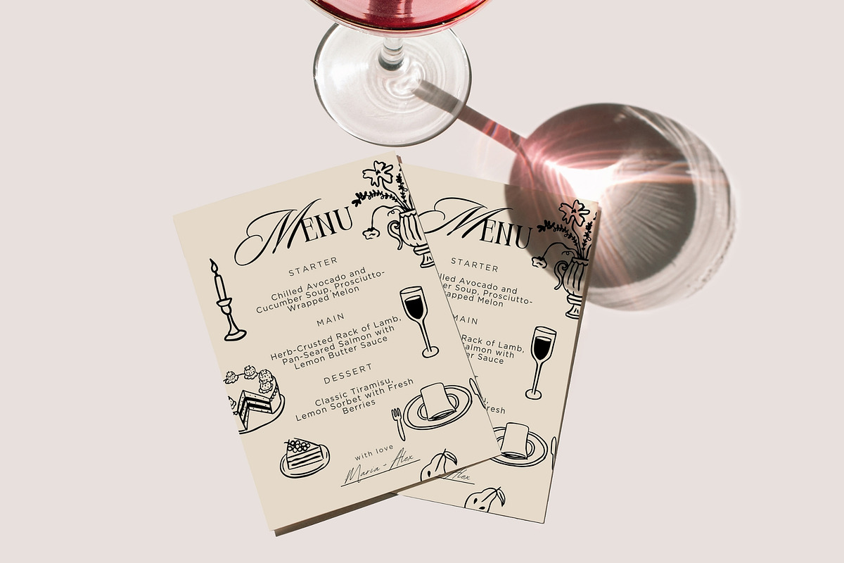 +200 Whimsical Wedding Summer Bundle, a Food Illustration by NassyArt (Photo 19 of 23)