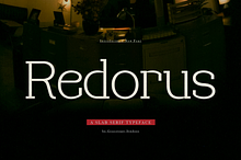 Redorus | Slab Serif Typeface