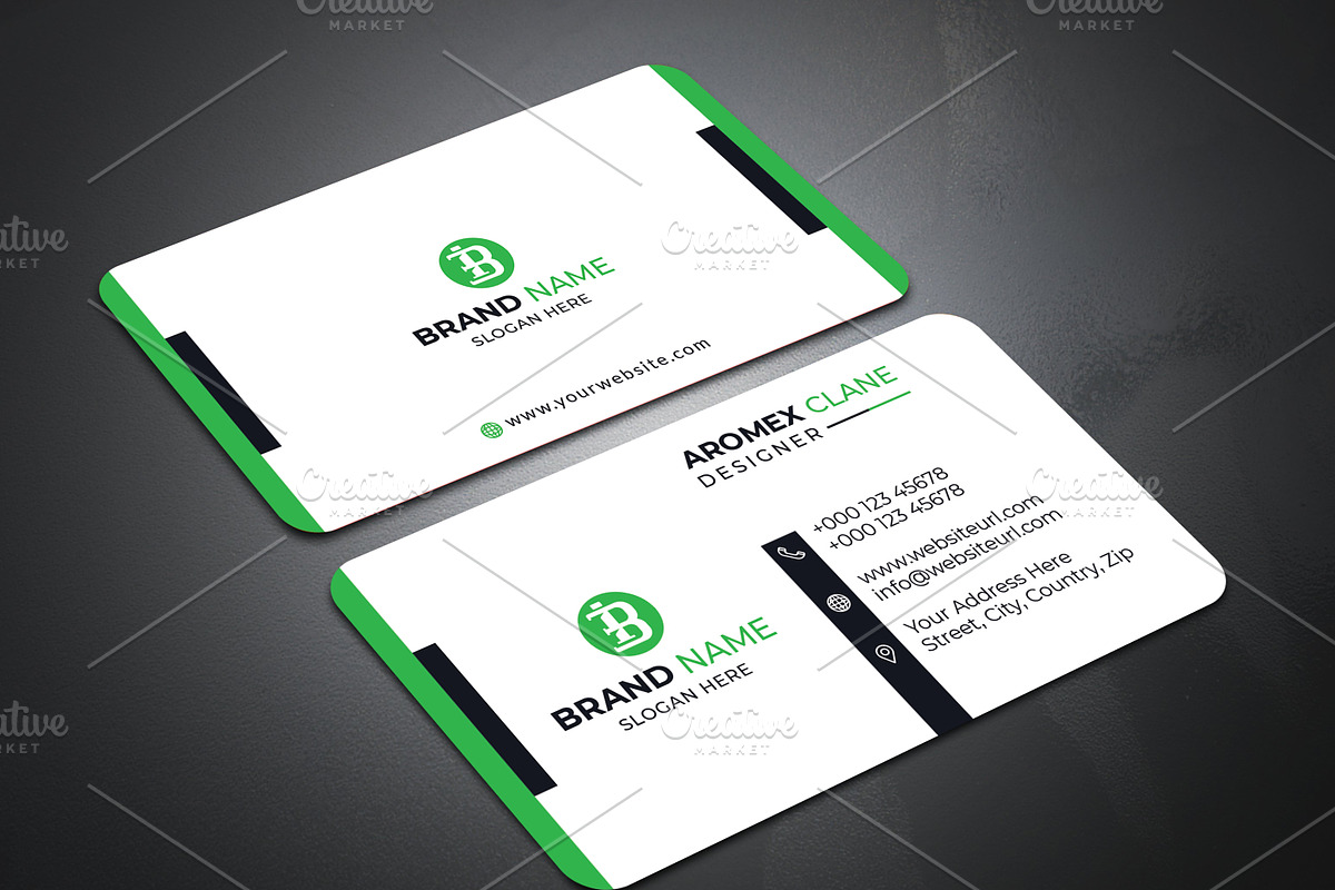 Corporate Business Card Template, a Business Card Template by saifulbranding (Photo 2 of 4)