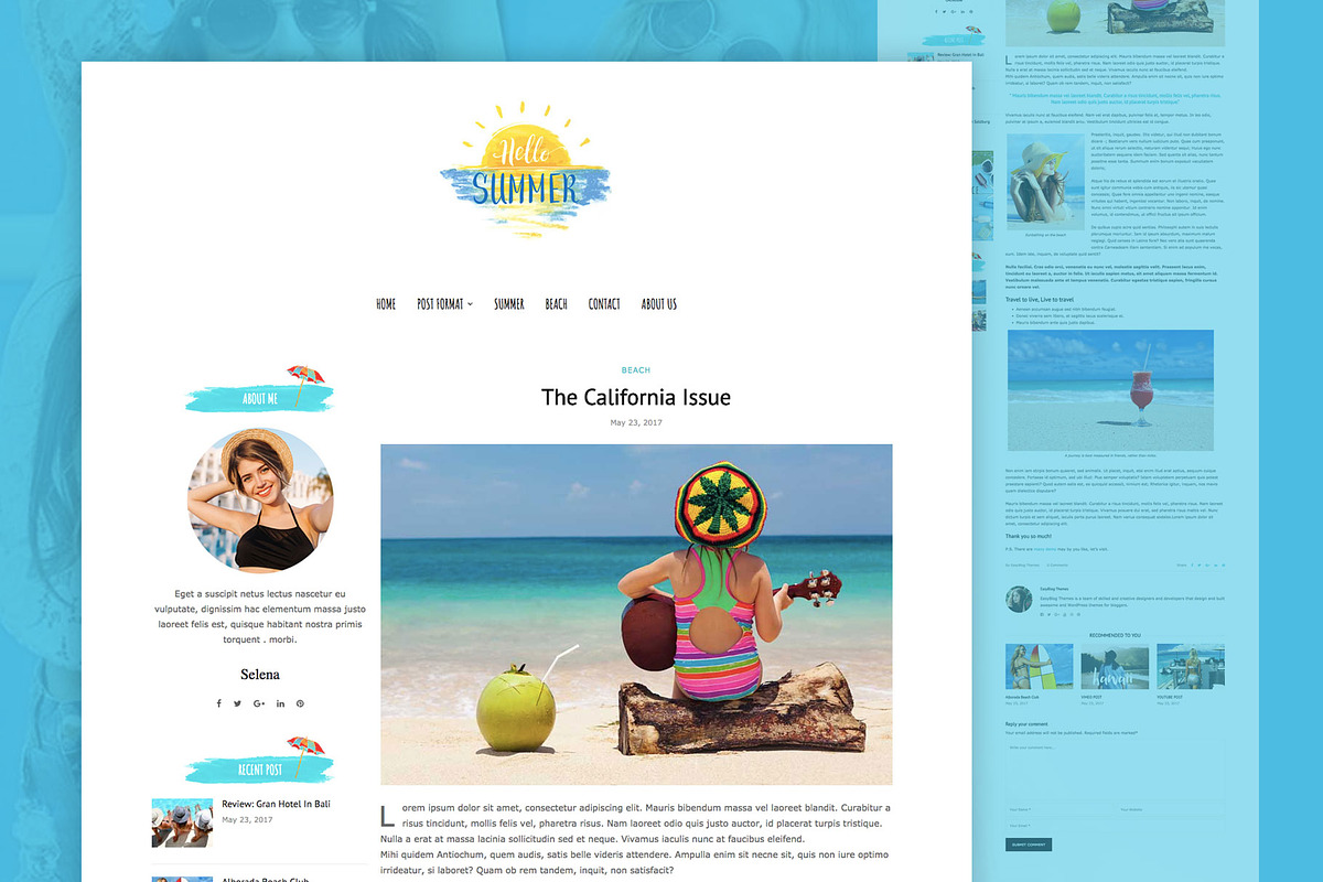 Summer Holiday - Travel Blog, a WordPress Template by EasyBlog Themes (Photo 4 of 5)