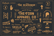 Vintage Font Bundle Super Sale, a Sans Serif Font by Anxiety Studio (Thumbnail 32 of 40)