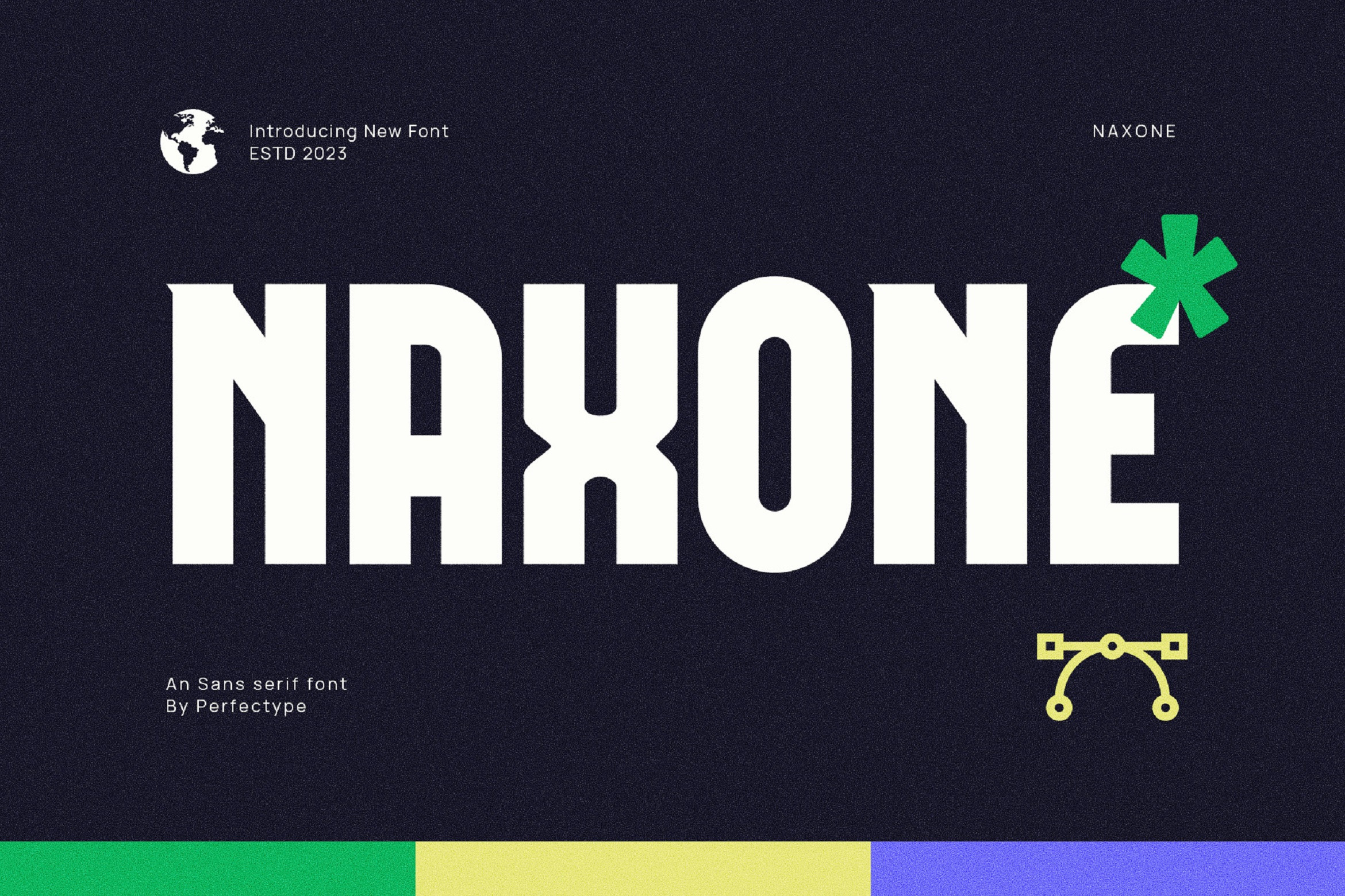 Naxone Modern Futuristic Sans Serif, a Sans Serif Font by Perfectype
