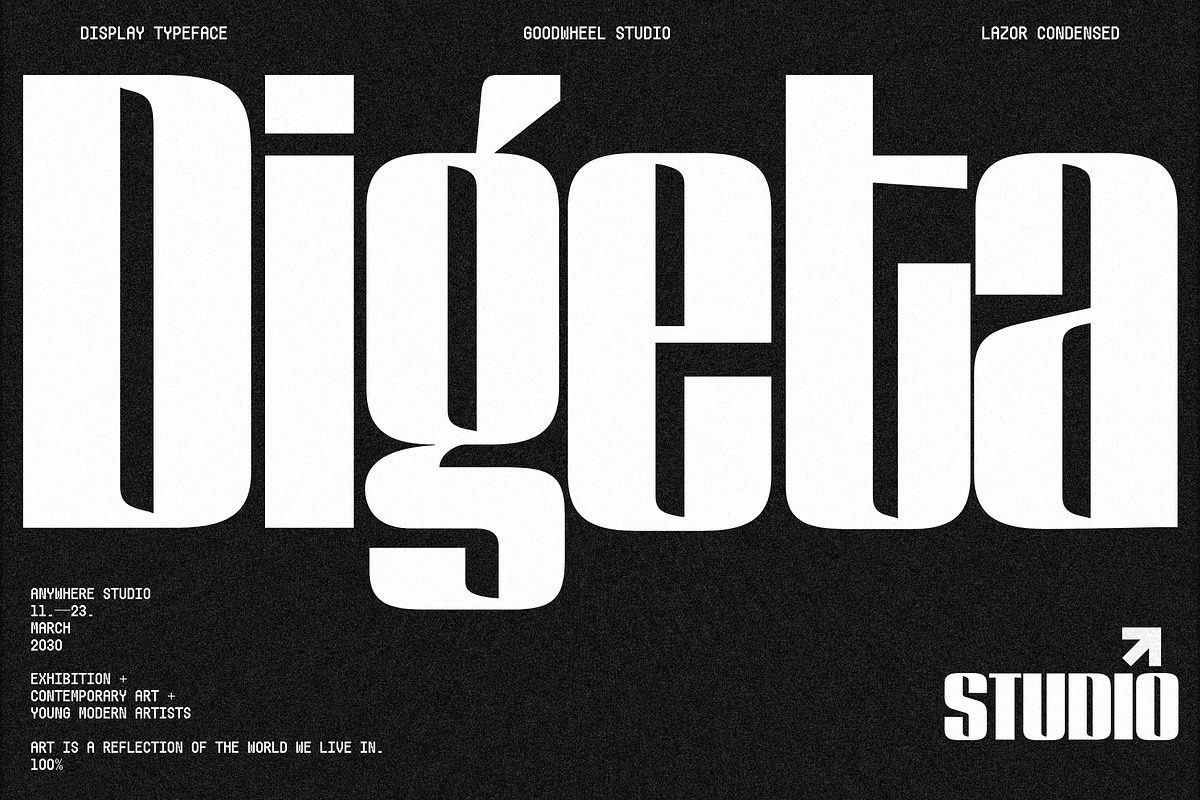 GW Lazor Font Family, a Sans Serif Font by Goodwheel Studio (Photo 7 of 14)