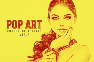 20 Pop Art Photoshop Actions Ver. 2