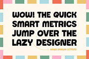 Funky Wonky Hand-Drawn Font, a Handwritten Font by The Inking Rose (Thumbnail 2 of 3)