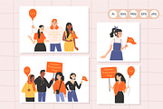 Autism Awareness Day Clipart, a Person Illustration by YuskinKot (Thumbnail 2 of 12)